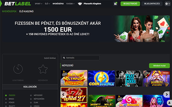 BetLabel Casino Magyarorszag