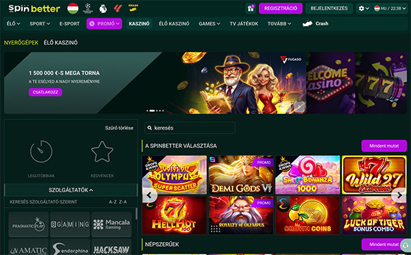 SpinBetter Casino Magyarorszag